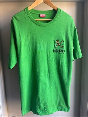 Kenzo Embroidered Tiger Tail Logo Tee